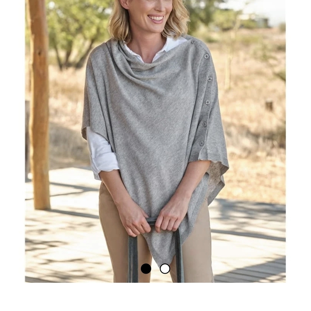 WoolOvers Cashmere & Merino Poncho
